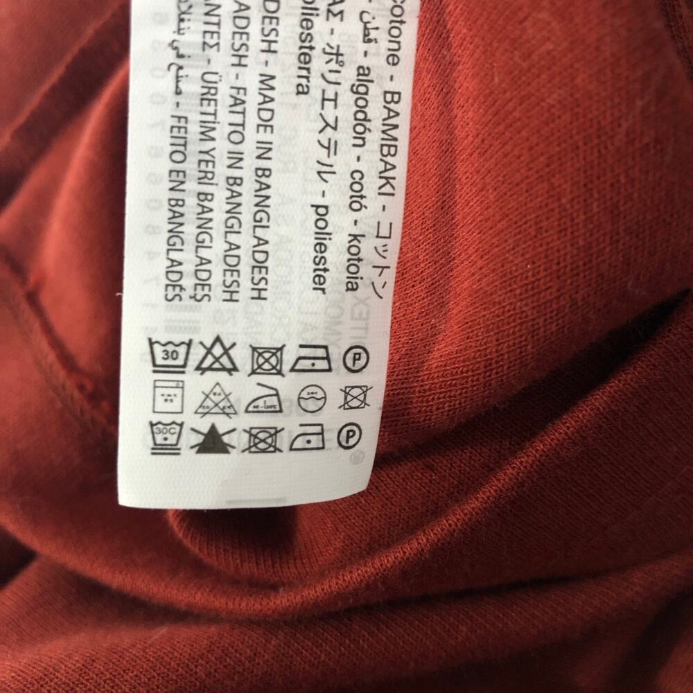 Zara Women's Size Medium Sweater Shift Dress Orange - Picture 7 of 7